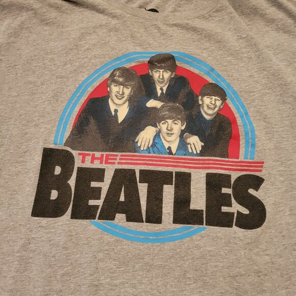 The Beatles Men’s XL Gray T-Shirt 2018 Apple Corps Logo Graphic Tee Music - Picture 4 of 8